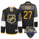 Maglia Hockey 2016 All Star Carolina Hurricanes Justin Faulk Nero