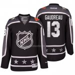 Maglia Hockey 2017 All Star Calgary Flames Johnny Gaudreau Nero