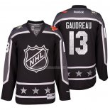 Maglia Hockey 2017 All Star Calgary Flames Johnny Gaudreau Nero