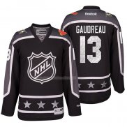 Maglia Hockey 2017 All Star Calgary Flames Johnny Gaudreau Nero