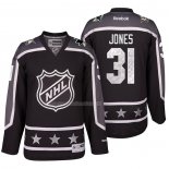 Maglia Hockey 2017 All Star San Jose Sharks Martin Jones Nero