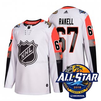 Maglia Hockey 2018 All Star Anaheim Ducks Rickard Rakell Autentico Bianco