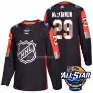 Maglia Hockey 2018 All Star Colorado Avalanche Nathan Mackinnon Autentico Nero