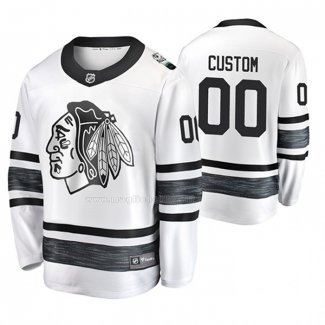Maglia Hockey 2019 All Star Chicago Blackhawks Personalizzate Bianco