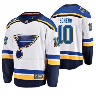 Maglia Hockey 2020 All Star St. Louis Blues Brayden Schenn Away Patch Bianco