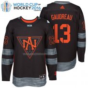 Maglia Hockey America del Norte Johnny Gaudreau Premier 2016 World Cup Nero