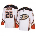 Maglia Hockey Anaheim Ducks Brandon Montour Autentico Away Bianco
