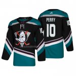 Maglia Hockey Anaheim Ducks Corey Perry Alternato 25th Anniversario Autentico Nero