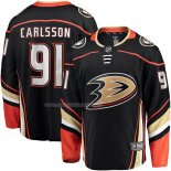 Maglia Hockey Anaheim Ducks Leo Carlsson Home Breakaway Nero