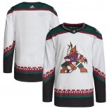 Maglia Hockey Arizona Coyotes Away Autentico Pro Blank Bianco