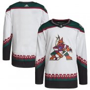 Maglia Hockey Arizona Coyotes Away Autentico Pro Blank Bianco