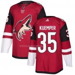 Maglia Hockey Arizona Coyotes Darcy Kuemper Home Autentico Rosso