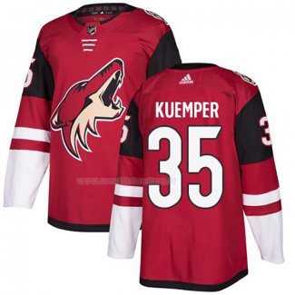 Maglia Hockey Arizona Coyotes Darcy Kuemper Home Autentico Rosso