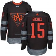 Maglia Hockey Bambino America del Norte Jack Eichel Premier 2016 World Cup Nero