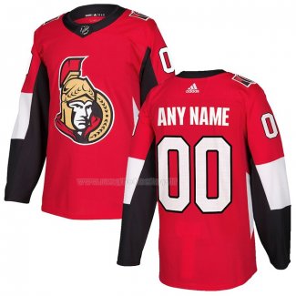 Maglia Hockey Bambino Ottawa Senators Personalizzate Home Rosso