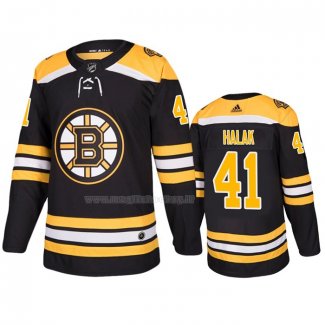 Maglia Hockey Boston Bruins Jaroslav Halak Home Nero