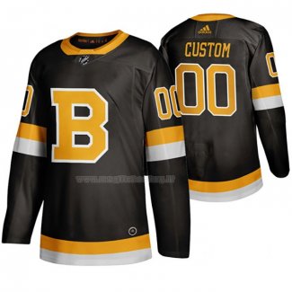 Maglia Hockey Boston Bruins Personalizzate Tercera Nero