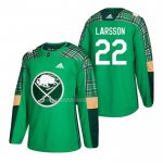 Maglia Hockey Buffalo Sabres Johan Larsson 2018 Dia de San Patricio Verde