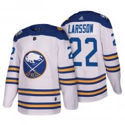 Maglia Hockey Buffalo Sabres Johan Larsson Autentico 2018 Winter Classic Bianco
