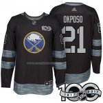 Maglia Hockey Buffalo Sabres Kyle Okposo 1917-2017 100th Anniversario Nero