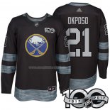 Maglia Hockey Buffalo Sabres Kyle Okposo 1917-2017 100th Anniversario Nero