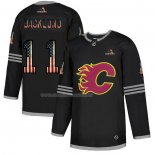 Maglia Hockey Calgary Flames Backlund 2020 USA Flag Nero
