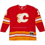 Maglia Hockey Calgary Flames Theoren Fleury Mitchell & Ness 1988-89 Blue Line Rosso
