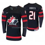 Maglia Hockey Canada Cole Perfetti 2019 Hlinka Gretzky Cup Nero