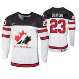 Maglia Hockey Canada Mavrik Bourque 2019 Hlinka Gretzky Cup Bianco