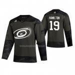 Maglia Hockey Carolina Hurricanes Dougie Hamilton 2019 Veterans Day Camuffamento