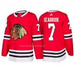 Maglia Hockey Chicago Blackhawks Brent Seabrook Home 2018 Rosso