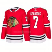 Maglia Hockey Chicago Blackhawks Brent Seabrook Home 2018 Rosso