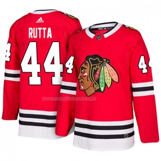 Maglia Hockey Chicago Blackhawks Jan Rutta Home Rosso