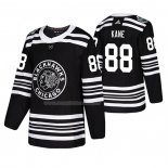 Maglia Hockey Chicago Blackhawks Patrick Kane 2019 Winter Classic Nero