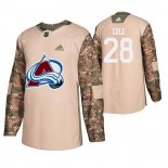 Maglia Hockey Colorado Avalanche Ian Cole Veterans Day Camuffamento