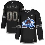 Maglia Hockey Colorado Avalanche Personalizzate Black Shadow Nero