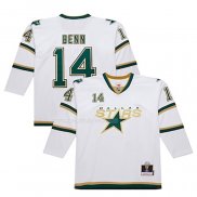 Maglia Hockey Dallas Stars Jamie Benn Mitchell & Ness 2009-10 Bianco