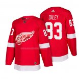 Maglia Hockey Detroit Red Wings Trevor Daley Autentico Home 2018 Rosso