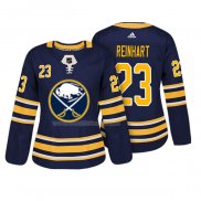 Maglia Hockey Donna Buffalo Sabres Sam Reinhart Autentico Giocatore Blu