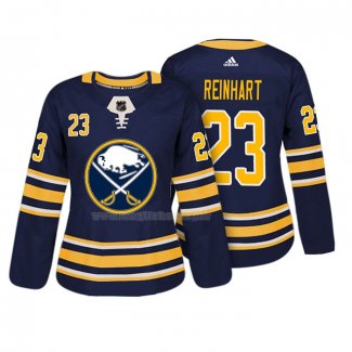 Maglia Hockey Donna Buffalo Sabres Sam Reinhart Autentico Giocatore Blu