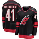 Maglia Hockey Donna Carolina Hurricanes Shayne Gostisbehere Home Breakaway Nero