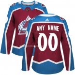 Maglia Hockey Donna Colorado Avalanche Personalizzate Home Rosso