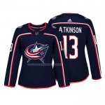 Maglia Hockey Donna Columbus Blue Jackets Cam Atkinson Autentico Giocatore Blu