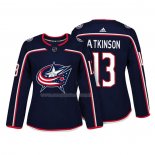 Maglia Hockey Donna Columbus Blue Jackets Cam Atkinson Autentico Giocatore Blu