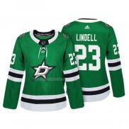 Maglia Hockey Donna Dallas Stars Esa Lindell Autentico Giocatore Verde