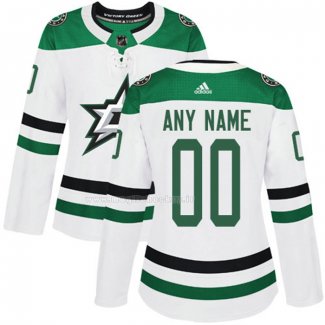 Maglia Hockey Donna Dallas Stars Personalizzate Away Bianco