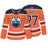 Maglia Hockey Donna Edmonton Oilers Milan Lucic Autentico Giocatore Arancione