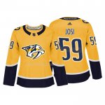 Maglia Hockey Donna Nashville Predators Roman Josi Autentico Giocatore Giallo