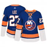 Maglia Hockey Donna New York Islanders Anders Lee Autentico Giocatore Blu