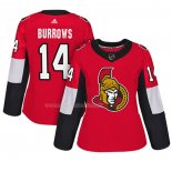 Maglia Hockey Donna Ottawa Senators Alexandre Burrows Autentico Giocatore Rosso